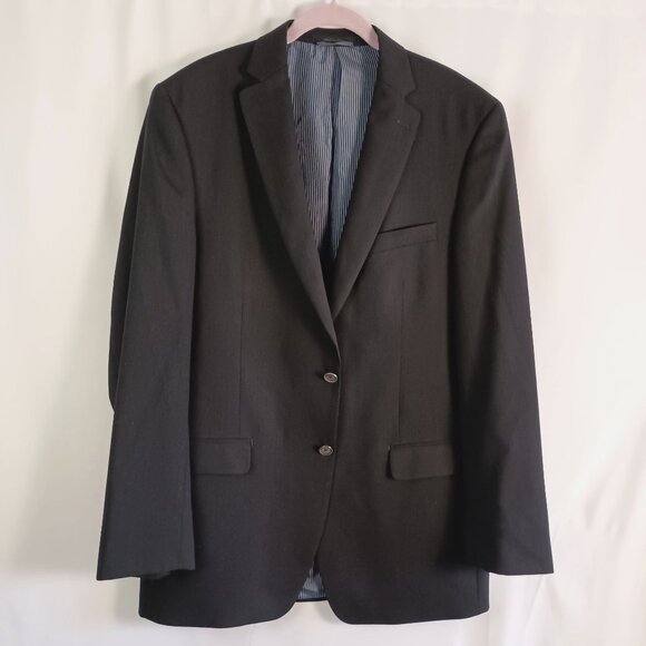 Calvin Klein Men’s Wool Blazer 2-Button Sport Coat Jacket Gray Size 42L - Picture 1 of 6